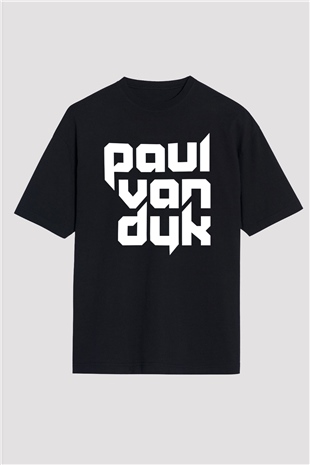 Paul Van Dyk Siyah Unisex Oversize Tişört T-Shirt