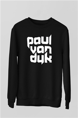 Paul Van Dyk Siyah Unisex Sweatshirt