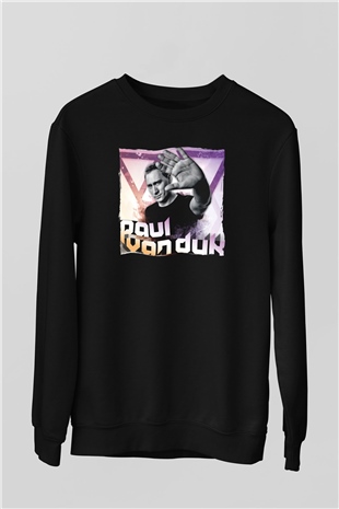 Paul Van Dyk Siyah Unisex Sweatshirt