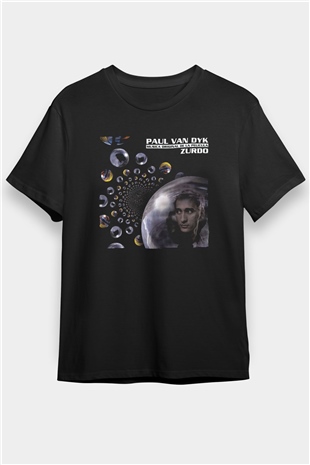 Paul Van Dyk Siyah Unisex Tişört T-Shirt - TişörtFabrikası