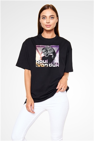 Paul Van Dyk Siyah Oversize Tişört Oversize T-shirt - TişörtFabrikası