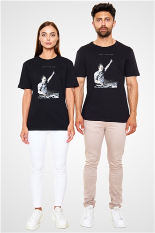 Paul Van Dyk Siyah Unisex Tişört T-Shirt - TişörtFabrikası