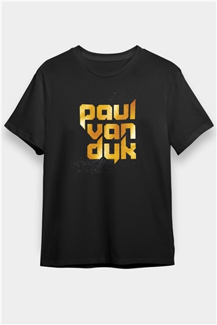Paul Van Dyk Siyah Unisex Tişört T-Shirt - TişörtFabrikası