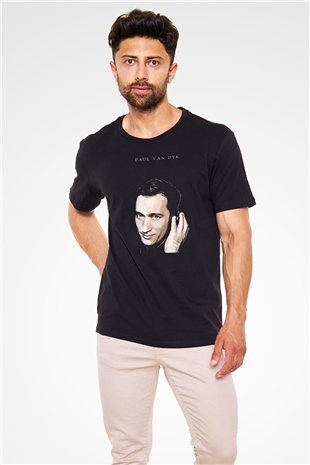 Paul Van Dyk Siyah Unisex Tişört T-Shirt - TişörtFabrikası