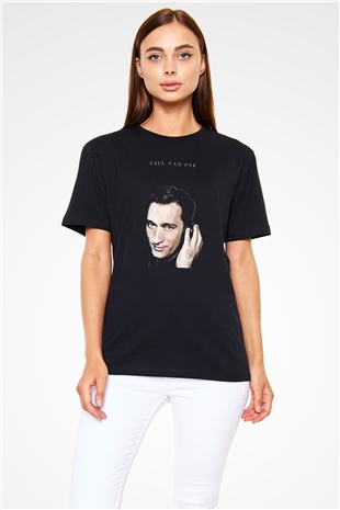 Paul Van Dyk Siyah Unisex Tişört T-Shirt - TişörtFabrikası