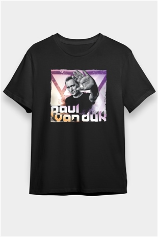 Paul Van Dyk Siyah Unisex Tişört T-Shirt - TişörtFabrikası