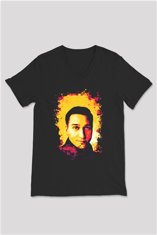Paul Van Dyk Siyah Unisex V Yaka Tişört