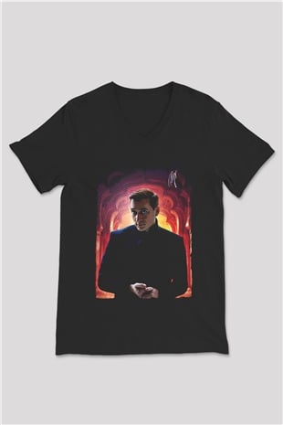 Paul Van Dyk Siyah Unisex V Yaka Tişört