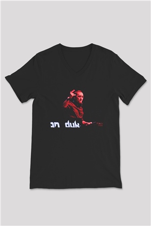 Paul Van Dyk Siyah Unisex V Yaka Tişört