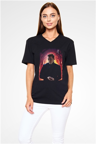 Paul Van Dyk Siyah Unisex V Yaka Tişört
