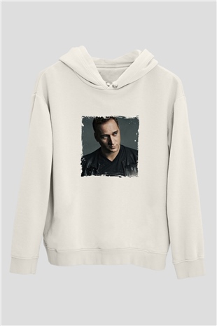 Paul Van DykBaskılı Beyaz Hoodie
