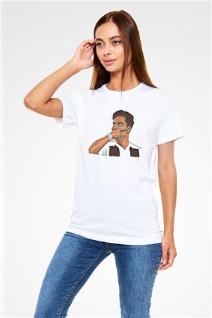 Paulo Dybala Baskılı Unisex Beyaz Tişört - Tshirt