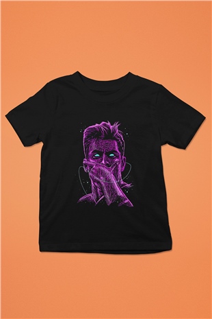 Paulo Dybala Baskılı Unisex Siyah Çocuk Tişört - Tshirt