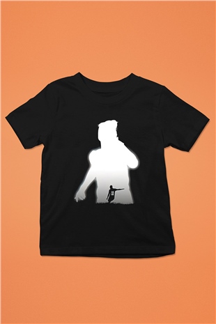 Paulo Dybala Baskılı Unisex Siyah Çocuk Tişört - Tshirt