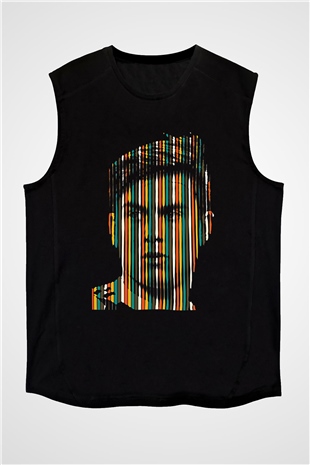 Paulo Dybala Baskılı Unisex Siyah Kolsuz Tişört - Tshirt