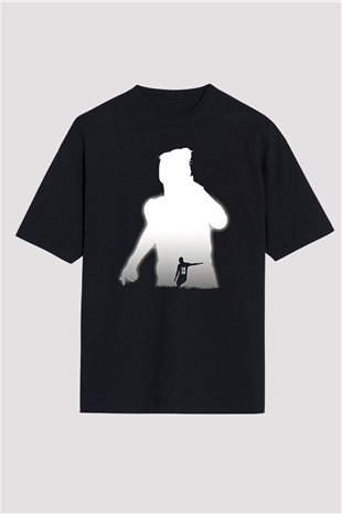 Paulo Dybala Baskılı Unisex Siyah Oversize Tişört - Tshirt