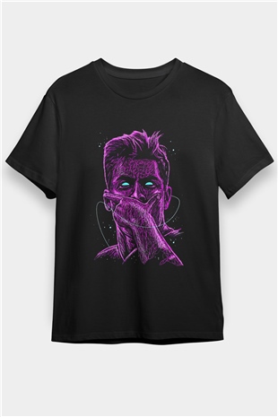 Paulo Dybala Baskılı Unisex Siyah Tişört - Tshirt
