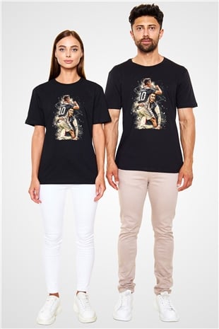 Paulo Dybala Baskılı Unisex Siyah Tişört - Tshirt
