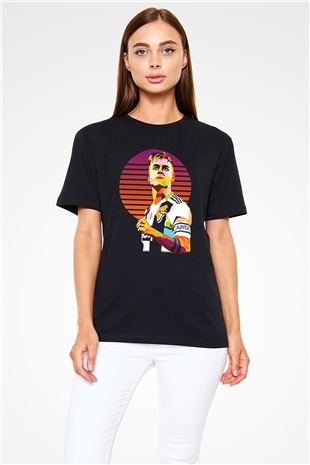 Paulo Dybala Baskılı Unisex Siyah Tişört - Tshirt