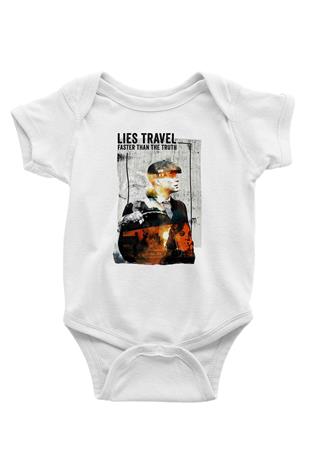 Peaky Blinders Baskılı Beyaz Unisex Bebek Body - Zıbın