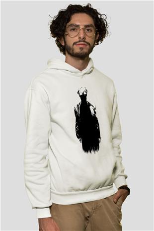 Peaky Blinders Baskılı Beyaz Unisex Hoodie