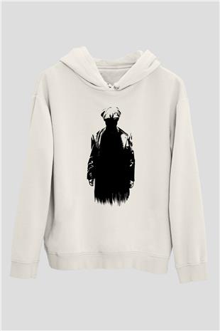Peaky Blinders Baskılı Beyaz Unisex Hoodie