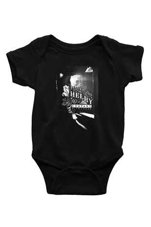 Peaky Blinders Baskılı Unisex Siyah Bebek Body - Zıbın