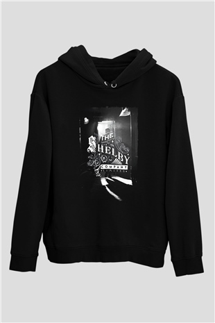 Peaky Blinders Baskılı Unisex Siyah Hoodie