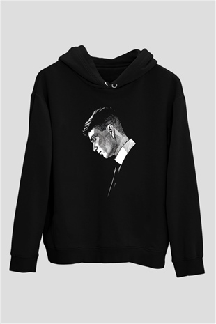 Peaky Blinders Baskılı Unisex Siyah Hoodie