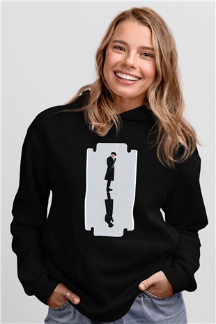 Peaky Blinders Baskılı Unisex Siyah Hoodie
