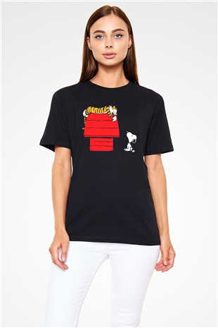 Peanuts Siyah Unisex Tişört
