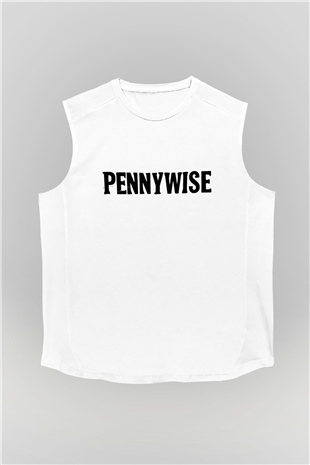 Pennywise Beyaz Unisex Kolsuz Tişört