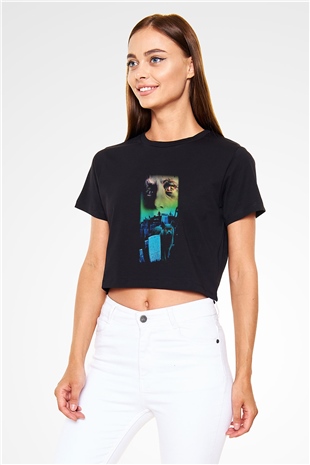 Pet Sematary Siyah Crop Top Tişört