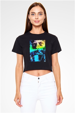 Pet Sematary Siyah   Crop Top Tişört