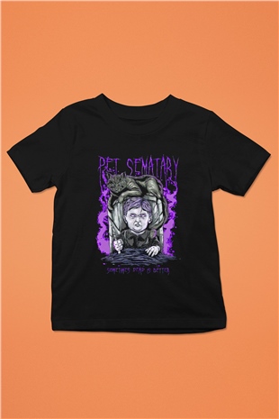 Pet Sematary Siyah Unisex  Çocuk Tişört
