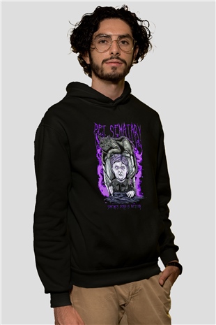 Pet Sematary Siyah Unisex Hoodie