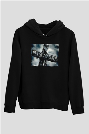 Pet Sematary Siyah Unisex Hoodie
