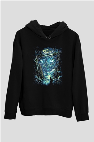 Pet Sematary Siyah Unisex Kapüşonlu Sweatshirt