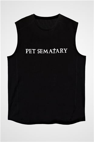 Pet Sematary Siyah Unisex Kolsuz Tişört
