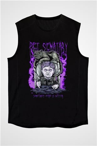 Pet Sematary Siyah Unisex  Kolsuz Tişört