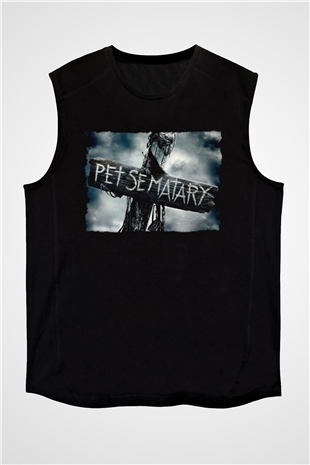 Pet Sematary Siyah Unisex  Kolsuz Tişört