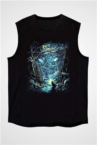 Pet Sematary Siyah Unisex Kolsuz Tişört