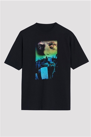 Pet Sematary Siyah Unisex Oversize Tişört