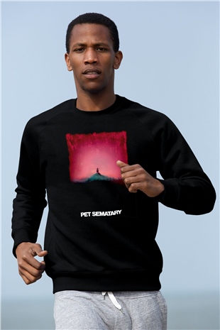Pet Sematary Siyah Unisex  Sweatshirt