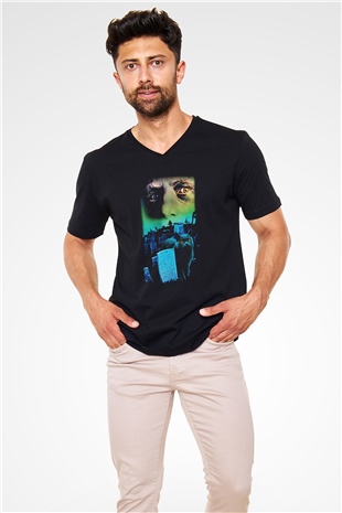 Pet Sematary Siyah Unisex V Yaka Tişört