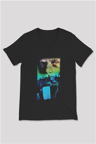 Pet Sematary Siyah Unisex V Yaka Tişört