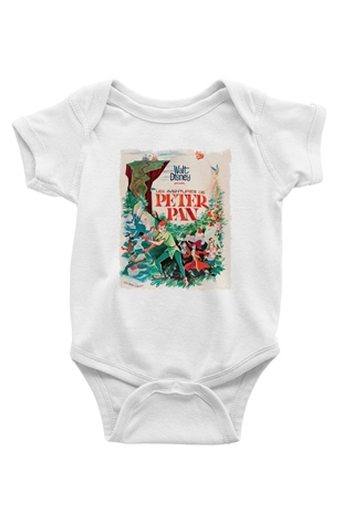 Peter Pan Beyaz Bebek Body - Zıbın