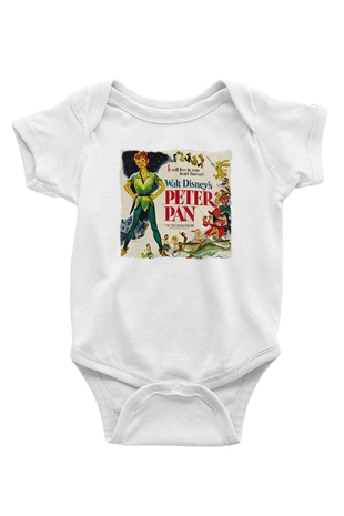 Peter Pan Beyaz Bebek Body - Zıbın