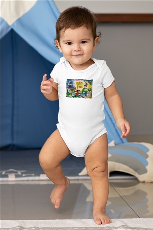 Peter Pan Beyaz Bebek Body - Zıbın