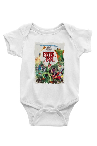 Peter Pan Beyaz Bebek Body - Zıbın
